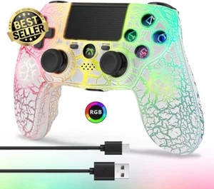 Wireless Controller for PS4 Dual Vibration Motion Sensor Gamepad for PS4/PC/iOS - Picture 1 of 6