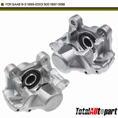 2x Pinza de freno de disco con 2 pistones para Saab 9-3 99-03 900 97-98 trasera derecha y derecha Foto 1 de 4