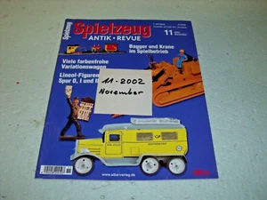 Zeitschrift Spielzeug Antik Revue Ausgabe 11 / 2002 - Bild 1 von 6