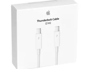 Apple Genuine Thunderbolt Cable (2M) - White - Photo 1/9