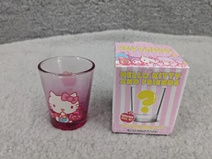 Hello Kitty And Friends Sanrio Boba Collectible Shot Glass, Pink, Apple, Bow New - Picture 1 of 8