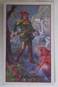 Grand Opera Series Vintage 1924 Pre WWII W.M. Ruddell Card Der Freischutz