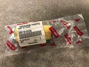 KAWASAKI GENUINE OEM DIESEL FUEL FILTER PART # 49019-0026 MULE PRO DX DXT - Picture 1 of 2