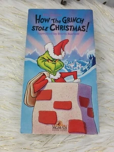 Dr Seuss How The Grinch Stole Christmas VHS Cartoon Vintage 1966 Version - Picture 1 of 7