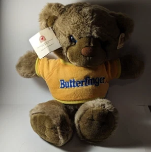 Vintage 1987 Heartline 15“ Chocolate Chums Butterfinger Plush Bear - Picture 1 of 14