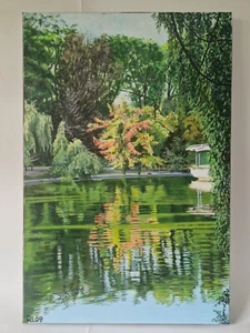 Original Contemporary Impressionist Landscape Painting - Signed - Picture 1 of 6