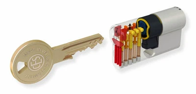 Cilindro serratura CES 810 DU cilindro di sicurezza con N+G incl. 5 chiavi nuovo - Immagine 1 di 4