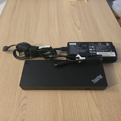 Used - Tested - Lenovo ThinkPad Universal Thunderbolt 4 Workstation Dock - 40B0 - Image 1 of 4