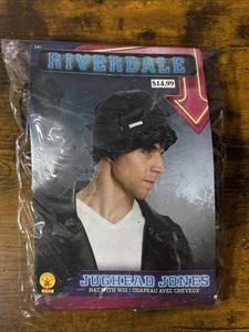 Jughead Jones Hat With Wig Riverdale Costume TV Show Crown Beanie Knit Cap - Picture 1 of 3