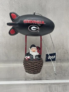 Adorno de árbol de Navidad Universidad de Georgia UGA Bulldogs dirigible equipo FOCO nuevo - Imagen 1 de 5