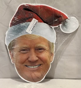 Lustige Trump Weihnachtsmütze Hofschild Präsident Donald Trump Weihnachtsdeko - Bild 1 von 4