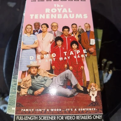 The Royal Tenenbaums Screener VHS Movie Tape Demo Promo Wes Anderson - Image 1 of 2
