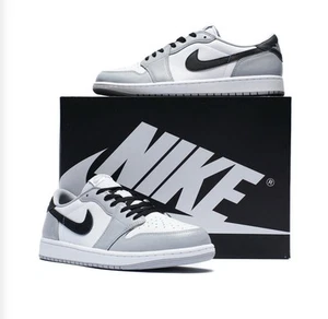 Nike Air Jordan 1 Retro Low OG weiss/grau Gr. 42,5 Original - Bild 1 von 9