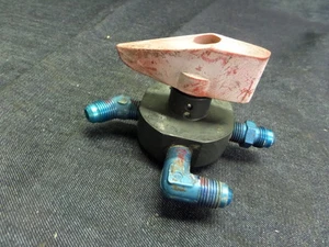 GRUMMAN? AIRCRAFT AVIATION HOMEBUILT 4 POSITION FUEL SELECTOR VALVE  - Bild 1 von 1