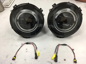 HEAD LAMP SET BLACK W463 2019 Style FOR '2012-'2018 BENZ G-CLASS W463 LHD - Imagen 1 de 5