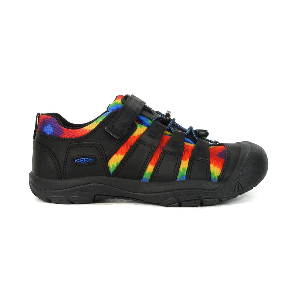 Keen Newport 1025503 Youth Size 5 Big Kid Black Tie Dye Drawstring Hiking Shoes