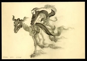 Disney Fantasia Night on Bald Mountain Post Card - Picture 1 of 2