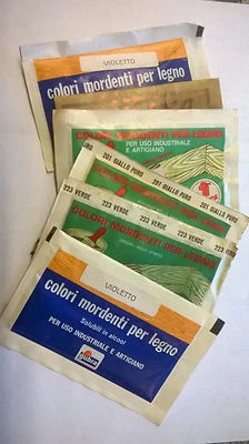 ANILINA ANILINE MORDENTE ALCOOL TINGERE COLORARE LEGNO COLORANTE SOLUBILE COLORI - Immagine 1 di 4