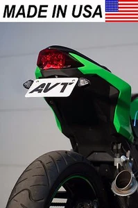 AVT Ninja 300 Fender Eliminator NI Kit 2013-2017 - SMOKE FLUSH LED Turn Signals - Bild 1 von 7