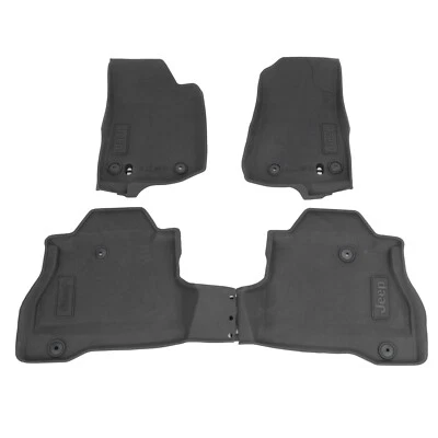 20-23 GLADIATOR FLOOR MATS ALL WEATHER RUBBER FRONT & REAR OEM MOPAR 7LT59TX7AA - Image 1 of 4