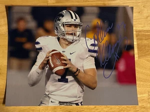 Collin Klein FIRMATO AUTOGRAFO K STATE WILDCATS FOTO 8X10 BIG 12 CALCIO - Foto 1 di 1