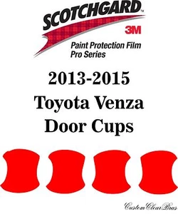 3M Scotchgard Pro Series Paint Protection Film Clear 2013 2014 2015 Toyota Venza - Picture 1 of 3