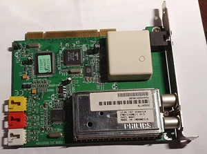 MedionTV Tuner Philips 7134 V.92 Data Fax Modem PCI 20009683 CTX918 V2 DVB-T/TV - Bild 1 von 2
