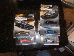 HOT WHEELS 1/64 SCALE PREMIUM FAST & FURIOUS FULL FORCE COMPLETE SET CARS box5ep - Bild 1 von 1