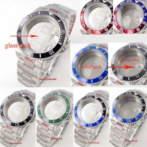 Estuche de reloj sub 20ATM 40MM bisel de cerámica vidrio zafiro ajuste NH34A NH35 NH36 2824 - Imagen 1 de 37