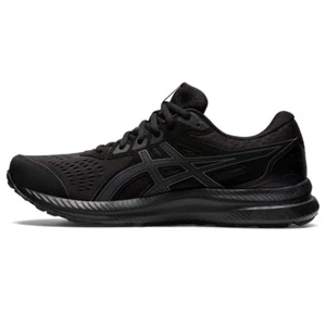 Zapatos para correr Asics Gel-Contend 8 para hombre, negros/grises portador - Imagen 1 de 7
