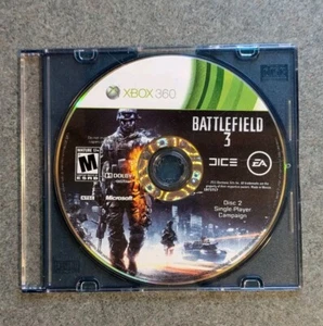 Battlefield 3 Disc 2 Only Microsoft Xbox 360 Campaign Story Disc Only, Tested VG - Picture 1 of 2