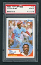 1983 Topps Traded #77T Joe Morgan PSA 9