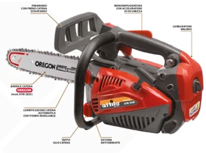 MOTOSEGA DA POTATURA ATTILA ATM 2825  - BARRA 25 CM  OREGON - 2 TEMPI - 057900 - Foto 1 di 2