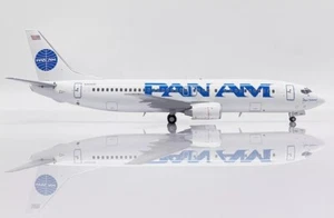 JC WINGS PAN AM BOEING  B737-400 WITH DISPLAY STAND  1:200 XX20396 IN STOCK - Picture 1 of 2