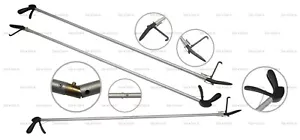 50" Aluminium Snake Lizard Catcher Adjustable Tongs Reptile Grabber Handling - Picture 1 of 7