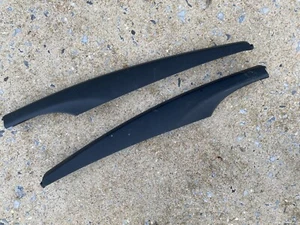08 09 10 11 12 13 14 15 VOLVO XC70 FRONT ROOF RACK RAIL COVERS PANELS LEFT+RIGHT - Picture 1 of 4