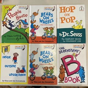 Vintage Early Learning 6 Book Set - Picture 1 of 13