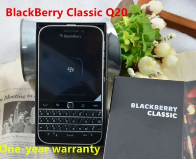 BlackBerry Classic Q20 16GB 4G LTE Unlocked Qwerty Keyboard SmartPhone - Image 1 of 4