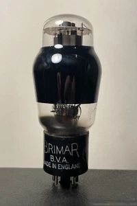 Tubo de válvula tetrodo Brimar 6L6G pruebas de vidrio negro bien hecho en Inglaterra 4J9 331 - Imagen 1 de 4