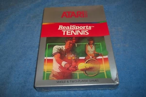 BRAND NEW NOS ATARI 2600 REAL SPORTS TENNIS GAME FACTORY SEALED & S/W BOX 7800 - Picture 1 of 2
