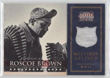 2012 Americana Heroes & Legends Military Elite Materials /299 Roscoe Brown #7