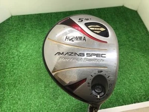 HONMA GOLF Perfect Switch 5W Fairway Wood Flex-R 3STAR ARMRQ6 PS With H/C F/S - Picture 1 of 5