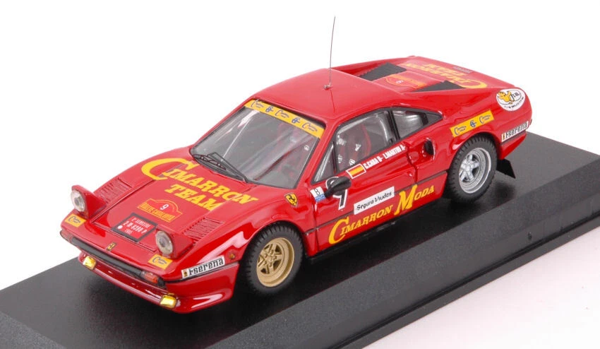 Best Model FERRARI 308 GTB N.9 ACCIDENT CATALUNYA 1985 C.CABA-J.MARTIN 1:43 - Immagine 1 di 1