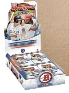 Bowman Baseball Jumbo Box 2025 3 AUTO A MANO PRONTO PER LA SPEDIZIONE - Foto 1 di 1