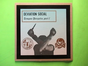 DEVIATION SOCIAL TEMPUS PURATIO PART 7" 45 #252 OF 323 KBD POST PUNK INDUSTRIAL  - Imagen 1 de 3