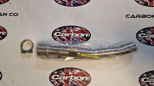 Tubo y abrazadera de eslabón de escape de acero inoxidable Yamaha FZS Fazer 1000 01-05 fabricados en el Reino Unido T304 - Imagen 1 de 8