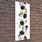 Tulup Glass Print Wall Art 50x125 - Blackberries and water