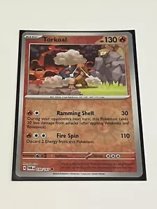 Pokemon Twilight Masquerade Torkoal 30/167 Common Parallel - Picture 1 of 1