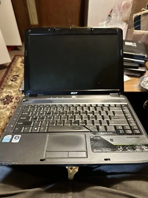 Acer Aspire 4730Z Vintage Laptop Pentium Dual T3400 2.16GHz 2GB RAM No HDD - Image 1 of 4