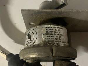 Gem E825 Main Battery Disconnect 1999-2004 Gem Models OEM - Picture 1 of 3